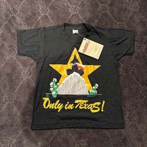 Vintage 88’ Screen Stars Kids 10-12 Texas Single Stitch T-Shirt NWT